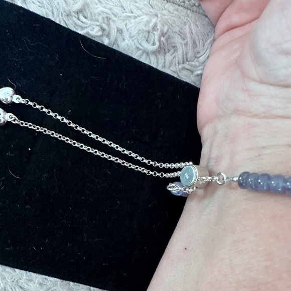 Natural Tanzanite adjustable bracelet by Jay King - Picture 7 of 8
